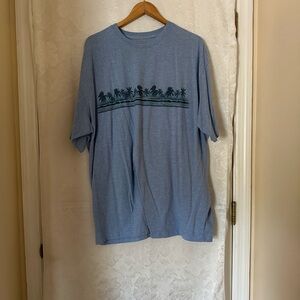 Blue Palm Tree Graphic Tee